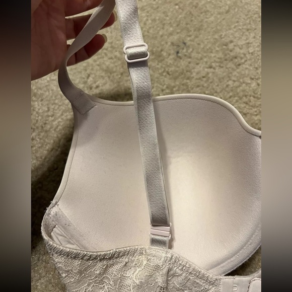 Victoria's Secret 34DDD Bra Lightly Lined Convert To Racerback Light Pink Lace - Picture 4 of 4